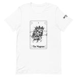 Magician Card - Front & Back - Unisex T-Shirt - White