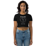 Fortune Teller Venice Beach - Black - Organic Crop Top